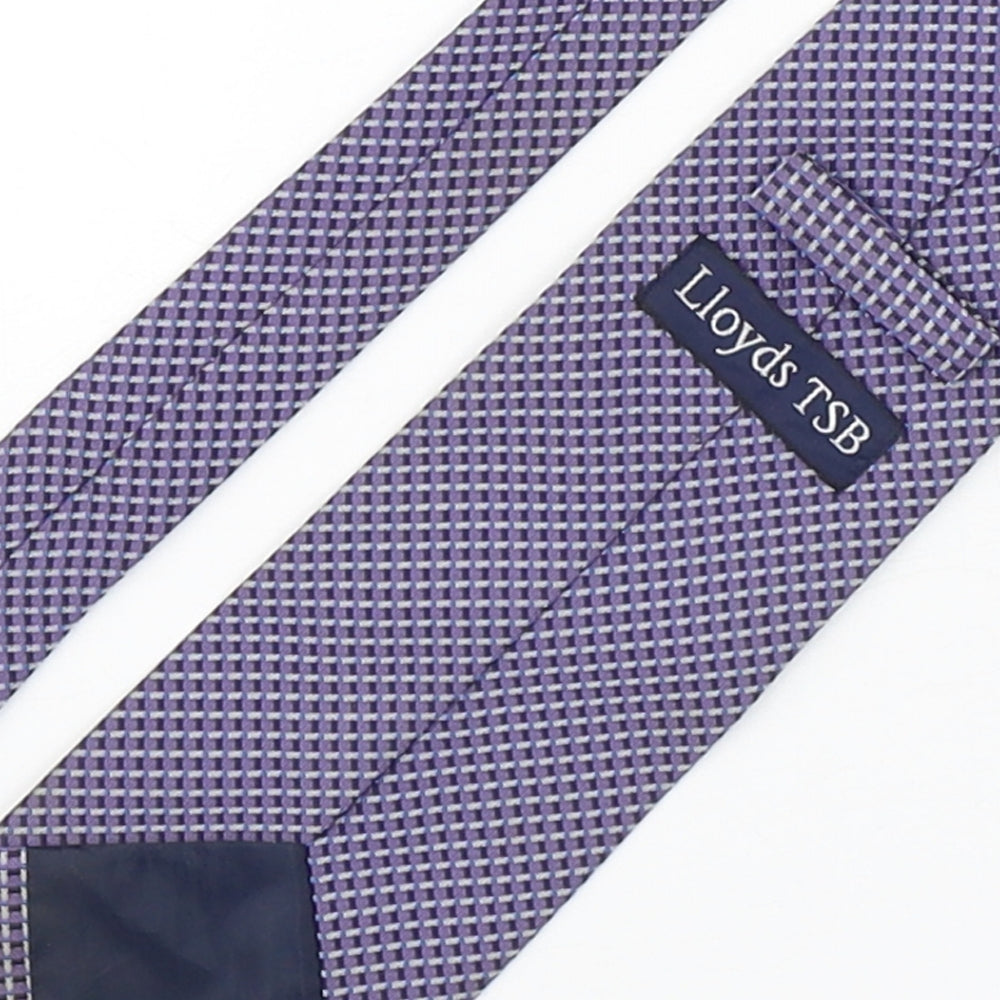 Lloyds Mens Multicoloured Plaids & Checks Polyester Pointed Tie One Size