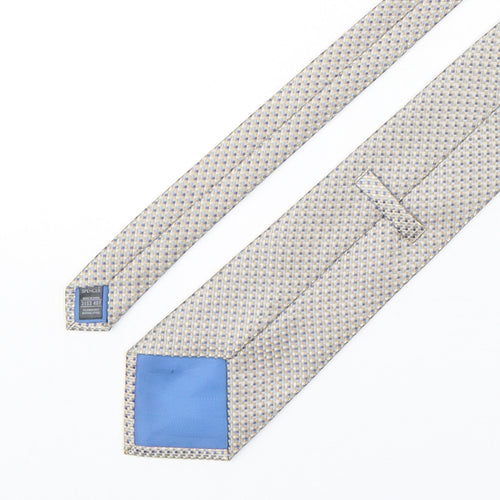 Marks and Spencer Mens Multicoloured Plaids & Checks Polyester Pointed Tie One Size