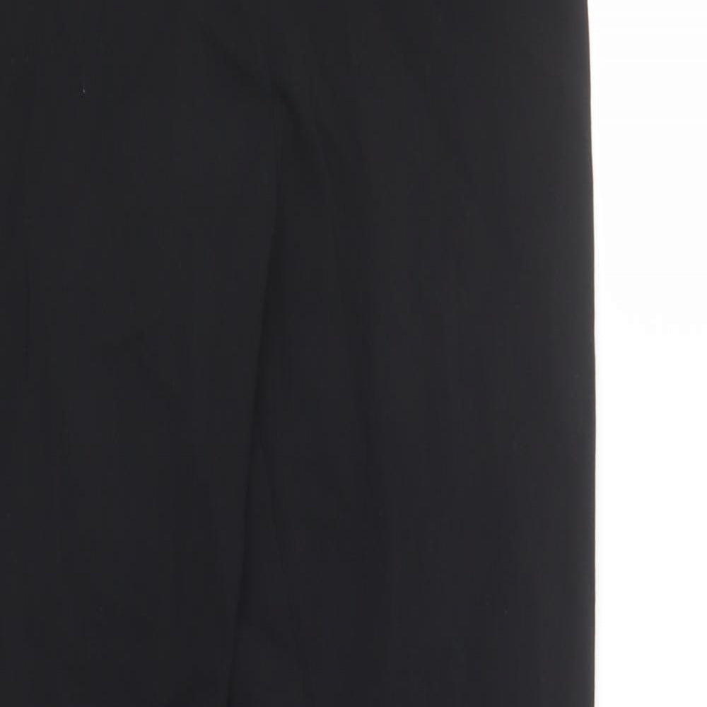 Primark Womens Black  Viscose Jegging Trousers Size 14 L28 in Regular Button