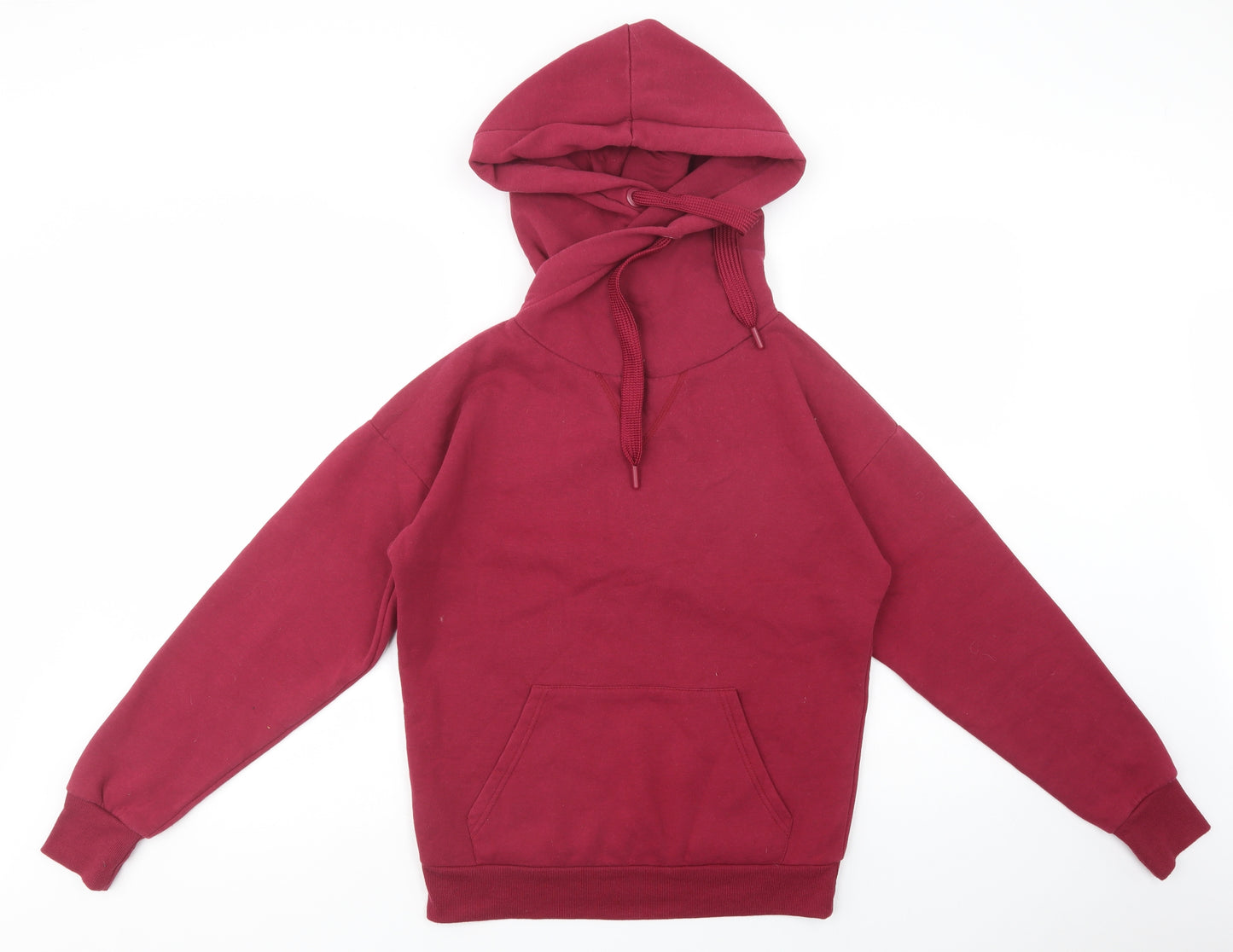 Primark Womens Red  Polyester Pullover Hoodie Size XS  Pullover