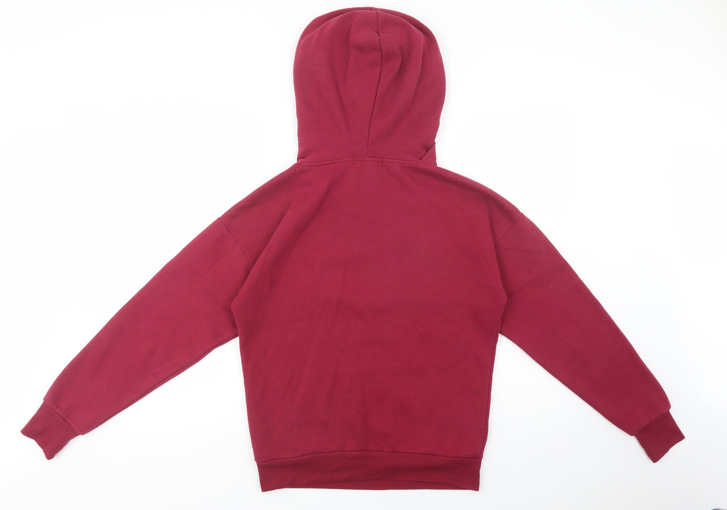 Primark Womens Red  Polyester Pullover Hoodie Size XS  Pullover