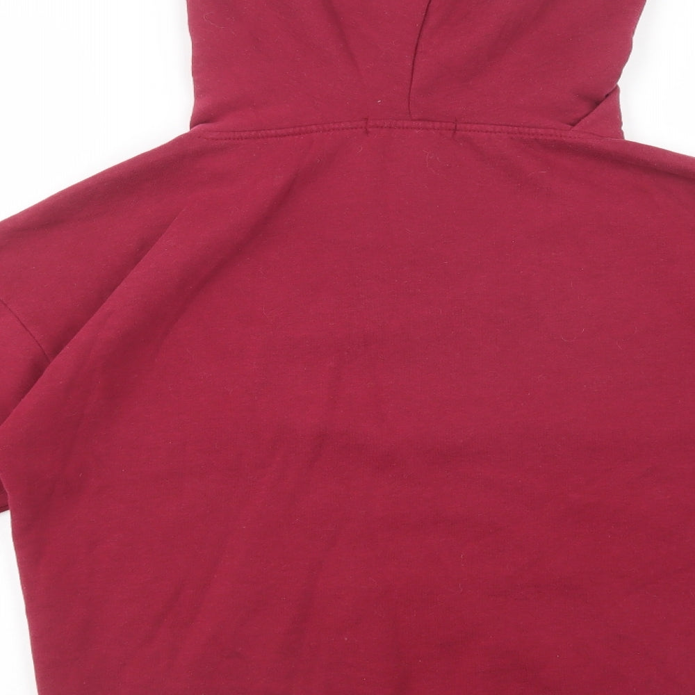 Primark Womens Red  Polyester Pullover Hoodie Size XS  Pullover