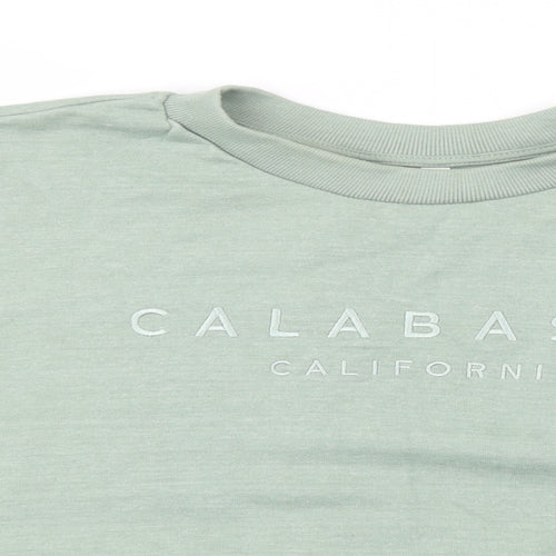 Pep & Co Womens Green  Cotton Pullover Sweatshirt Size XL  Pullover - Calabasas