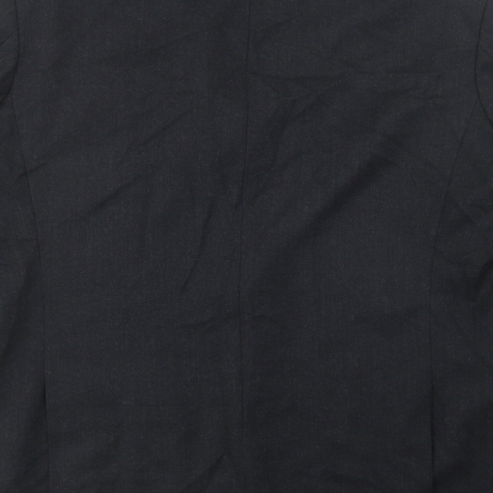 Marks and Spencer Mens Black   Jacket Blazer Size L  Button