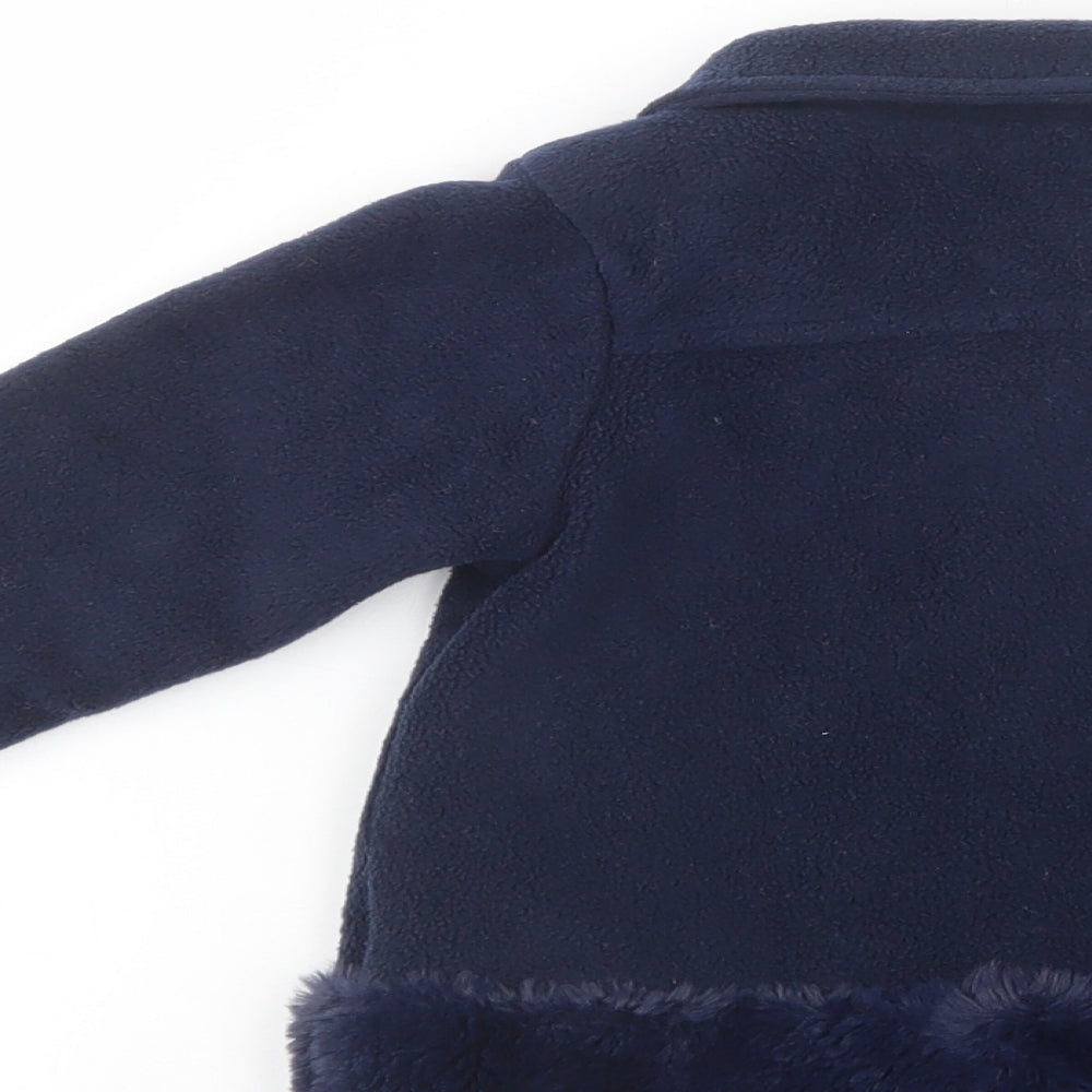 Nutmeg Baby Blue   Basic Coat Coat Size 12-18 Months   Button
