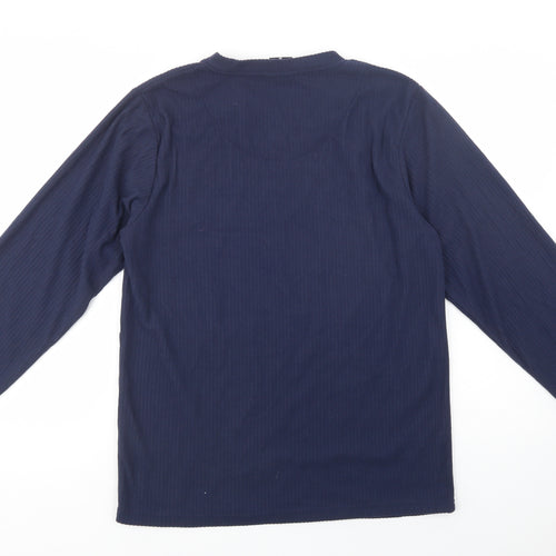 Cargo Bay Womens Blue  Polyester Top Lounge Set Size S