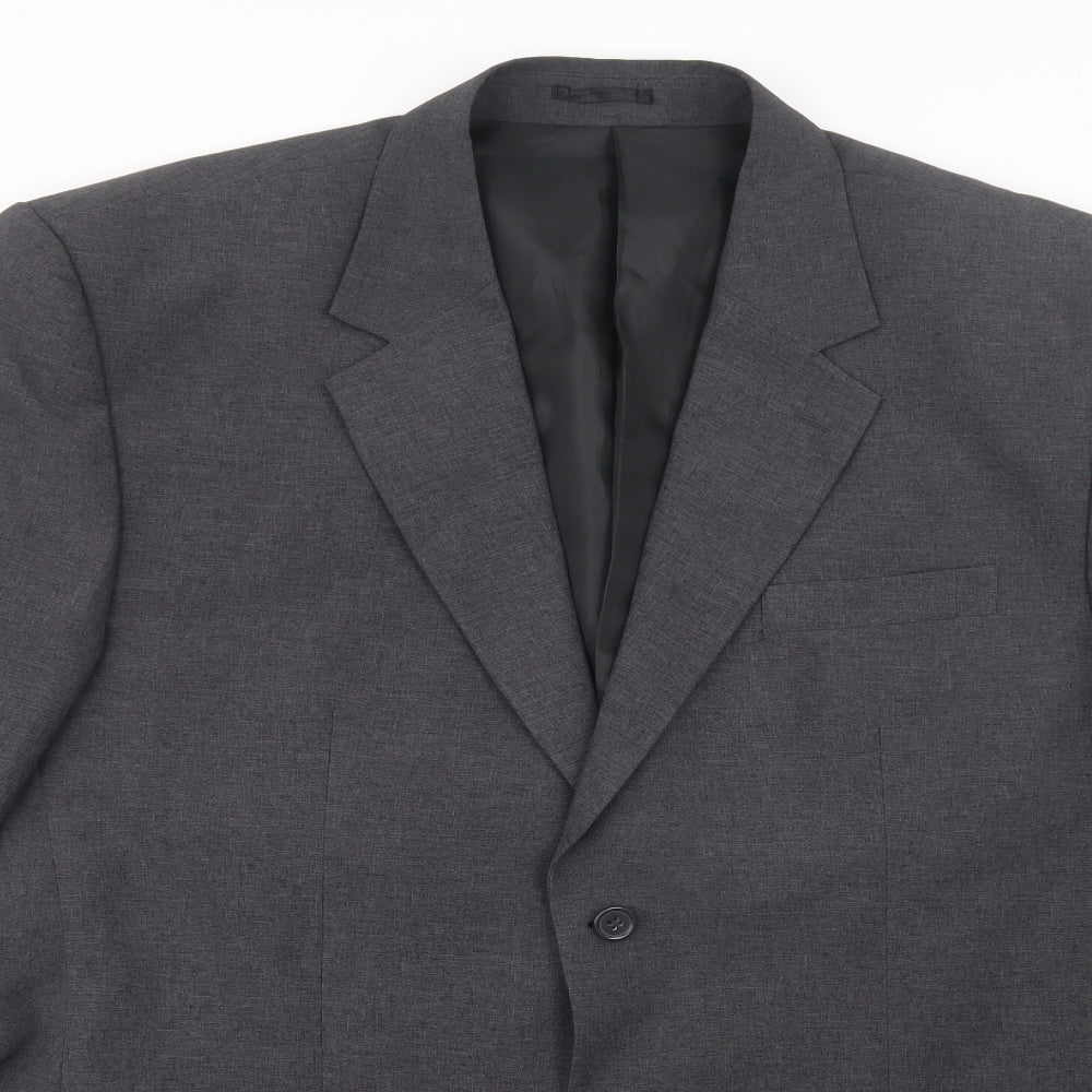 F&F Mens Grey   Jacket Blazer Size 50  Button