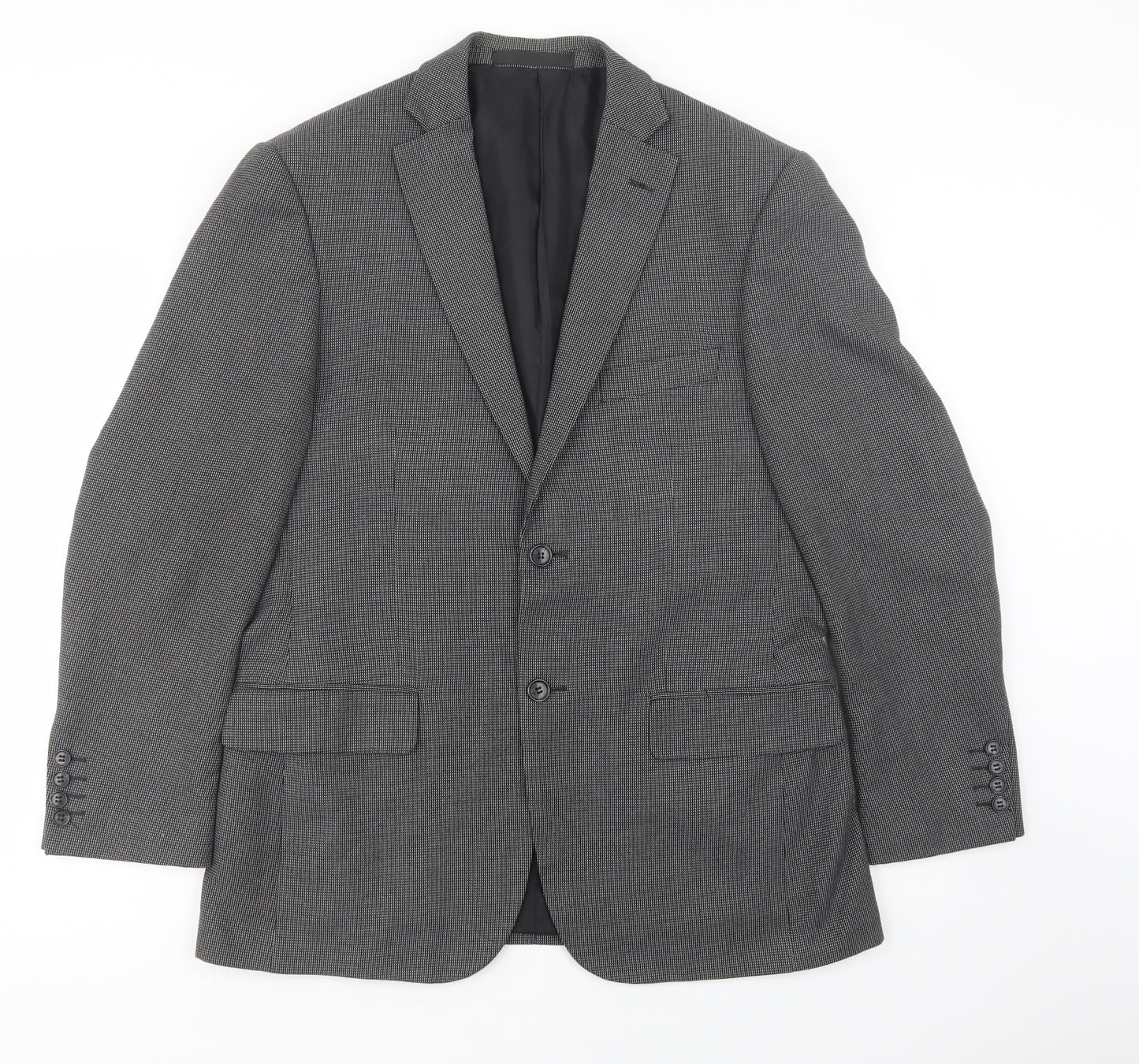 Marks and Spencer Mens Grey   Jacket Blazer Size 40  Button