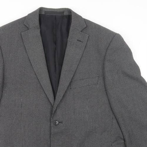 Marks and Spencer Mens Grey   Jacket Blazer Size 40  Button