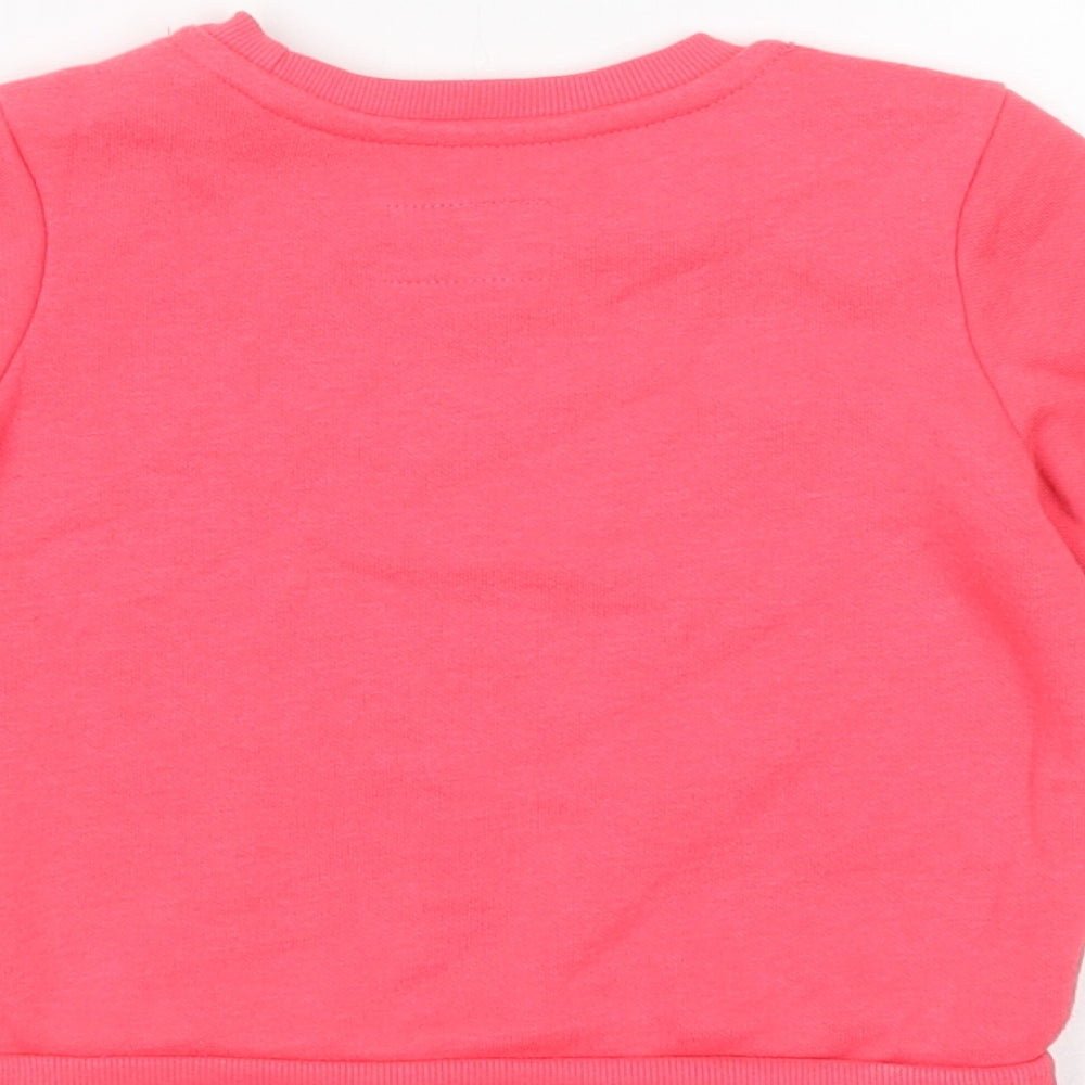 Primark Girls Pink  Cotton Pullover Sweatshirt Size 2-3 Years  Pullover - Daddy's Girl