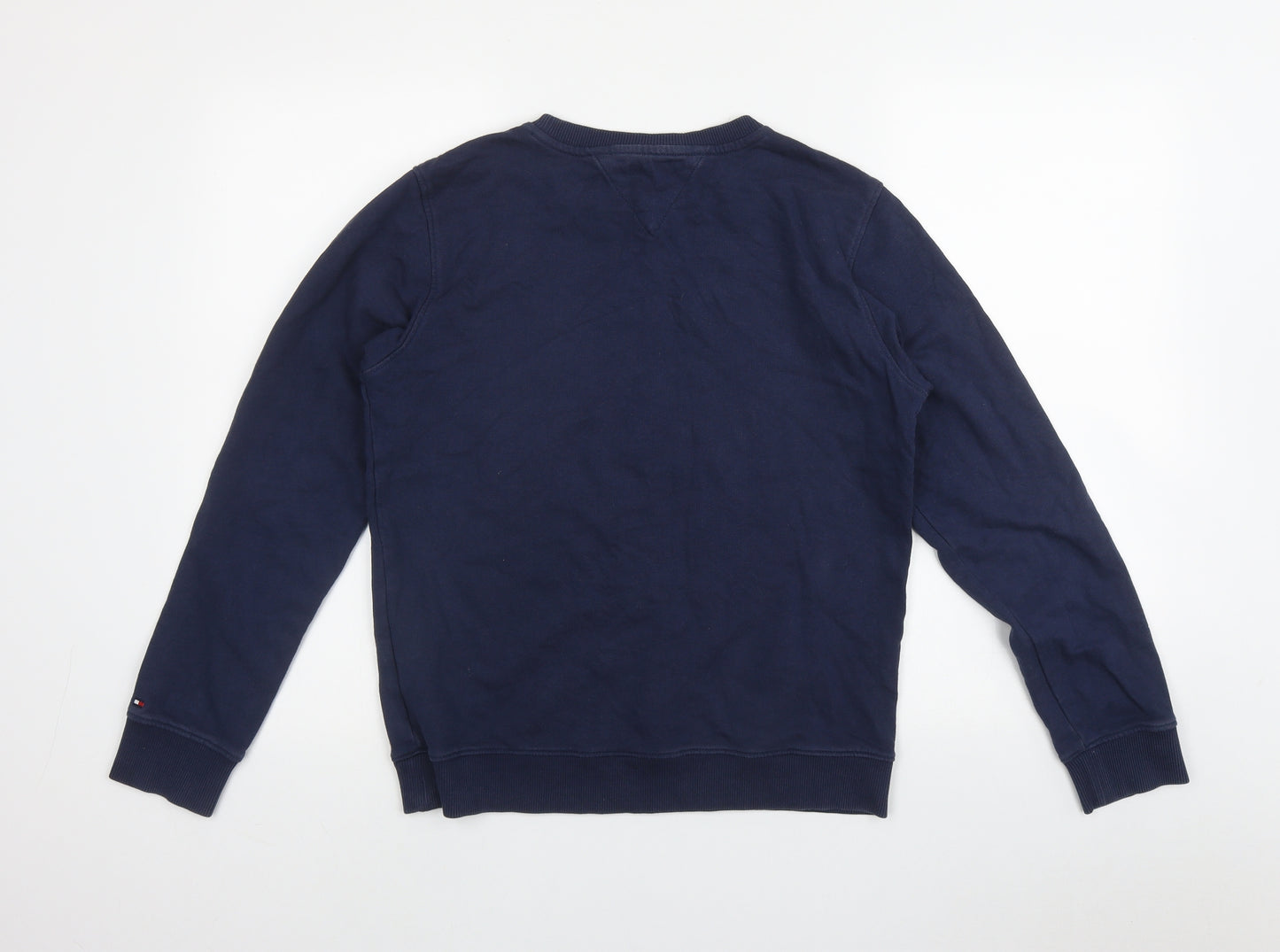 Tommy Hilfiger Womens Blue  100% Cotton Pullover Sweatshirt Size 14   - Navy