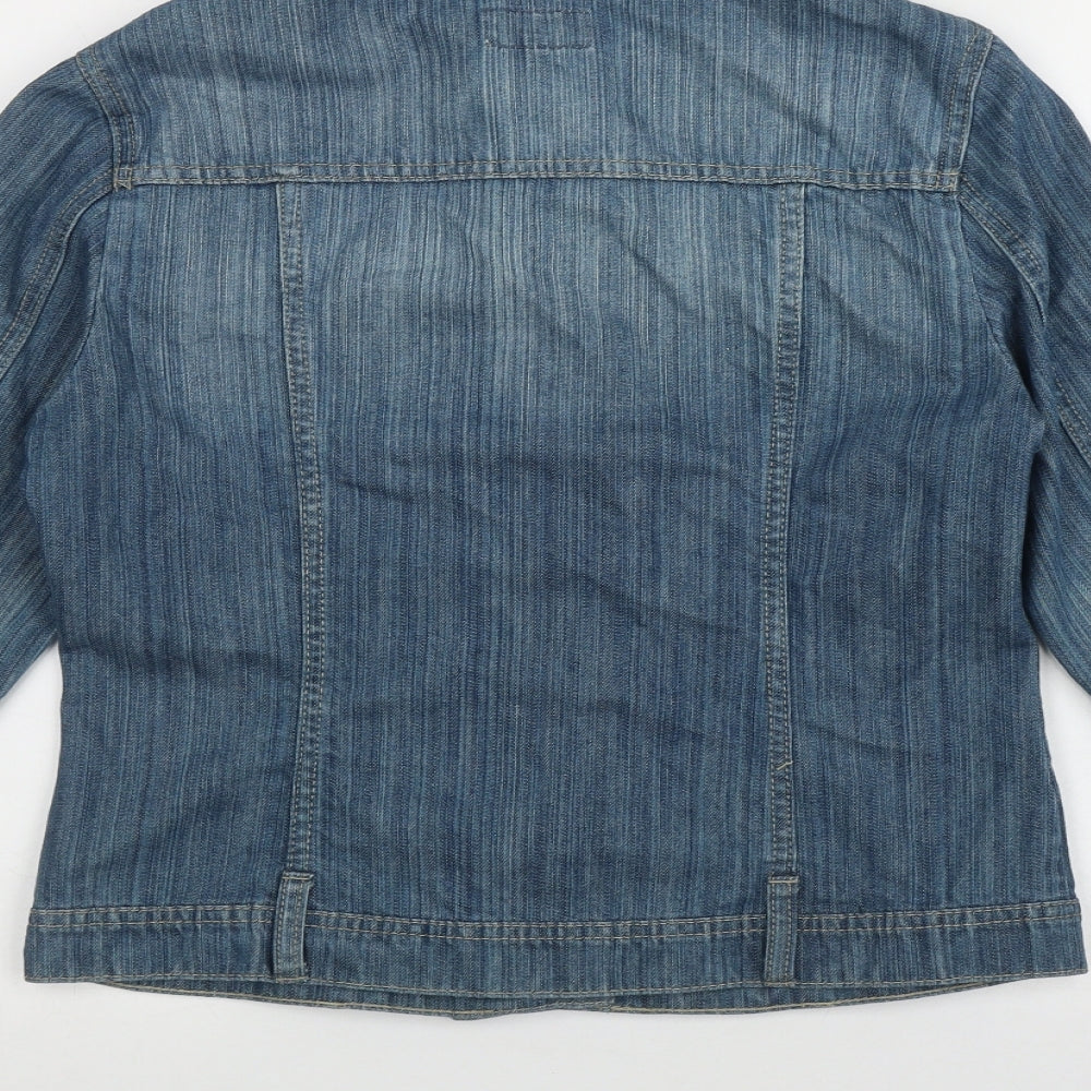 NEXT Womens Blue   Jacket  Size 10  Button