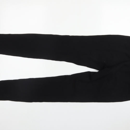 Tommy Hilfiger Womens Black  Viscose Jegging Trousers Size 4 L29 in Regular Zip