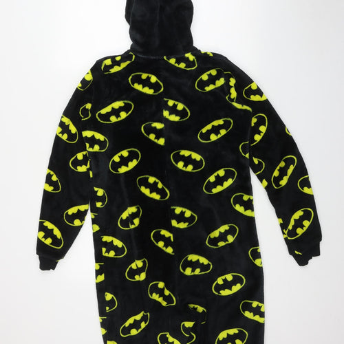 Marks and Spencer Boys Black Geometric 100% Polyester  One Piece Size 13-14 Years  Zip
