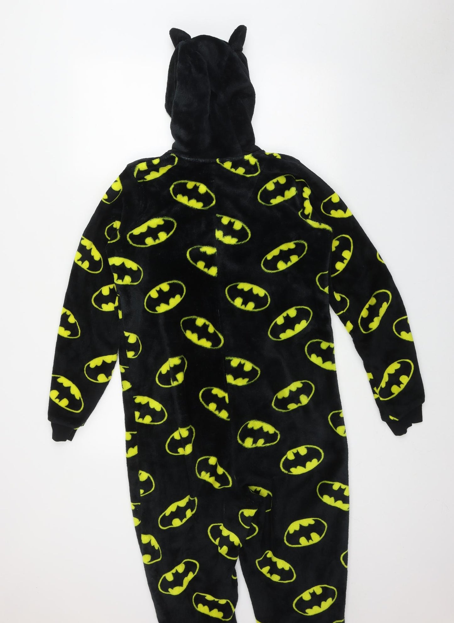 Marks and Spencer Boys Black Geometric 100% Polyester  One Piece Size 13-14 Years  Zip