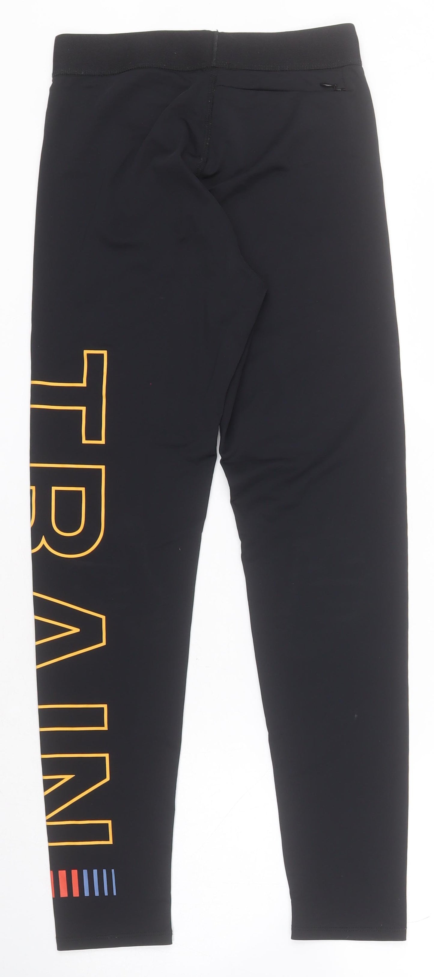 Primark Womens Black  Polyamide Cropped Leggings Size XS L26 in   - Train