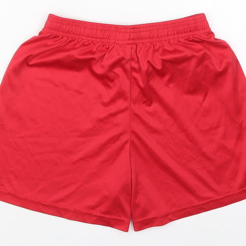 O'Neills Boys Red  Polyester Sweat Shorts Size 10-11 Years  Regular Drawstring