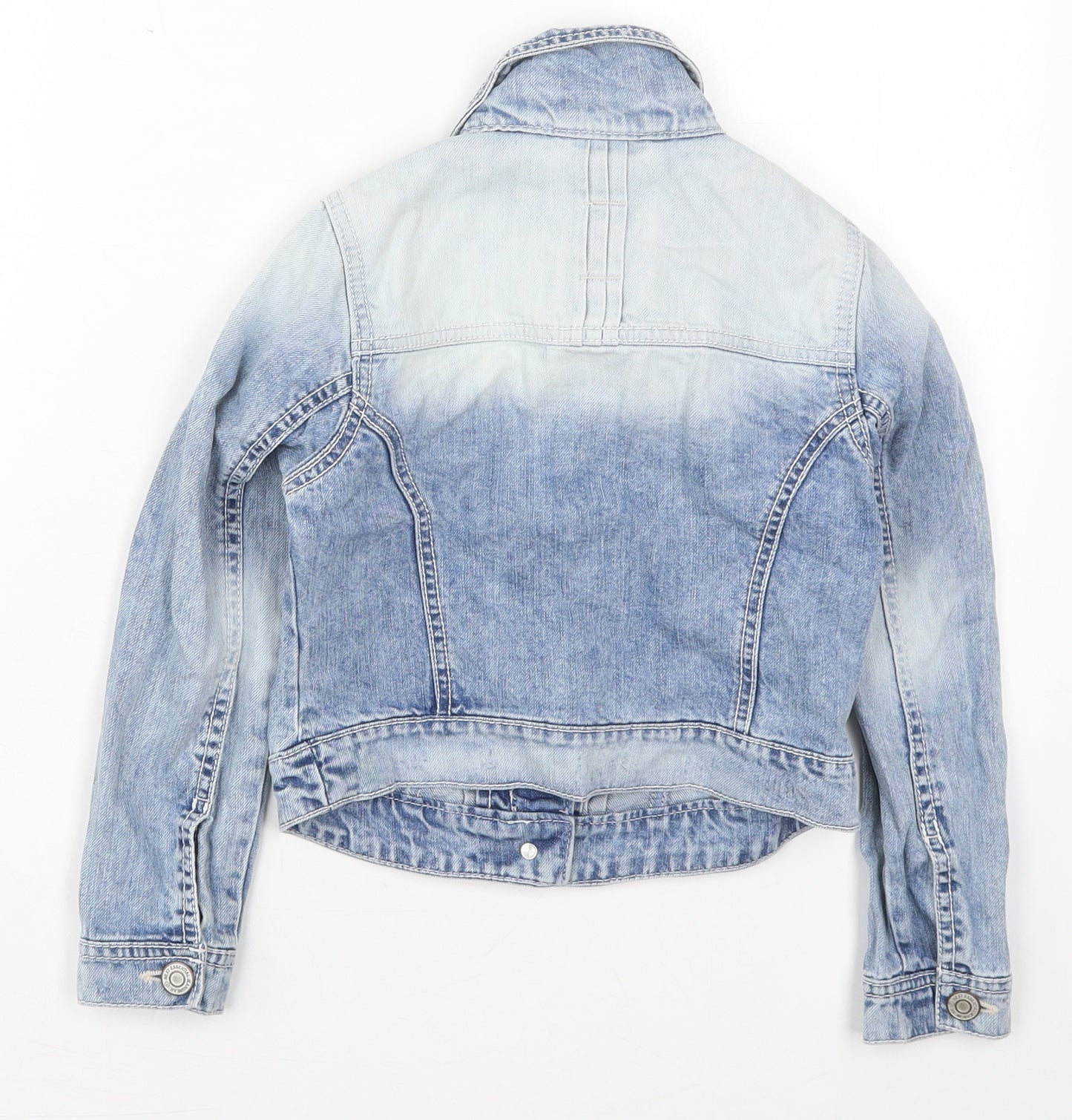 NEXT Girls Blue   Jacket  Size 7 Years  Button