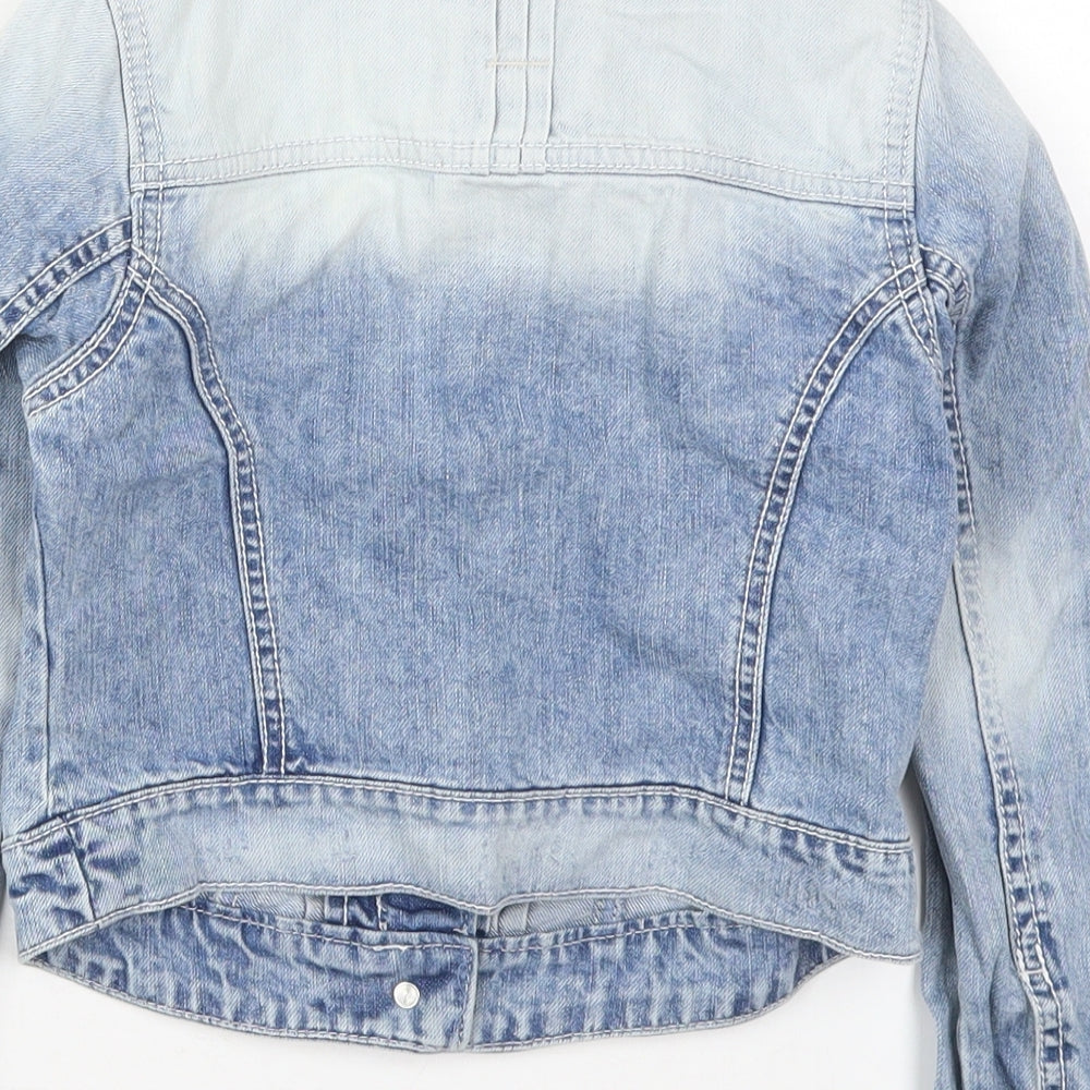 NEXT Girls Blue   Jacket  Size 7 Years  Button