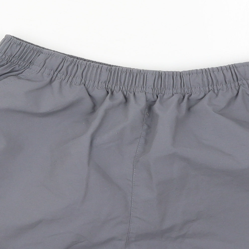Nike Mens Grey  Polyester Athletic Shorts Size M  Regular Drawstring