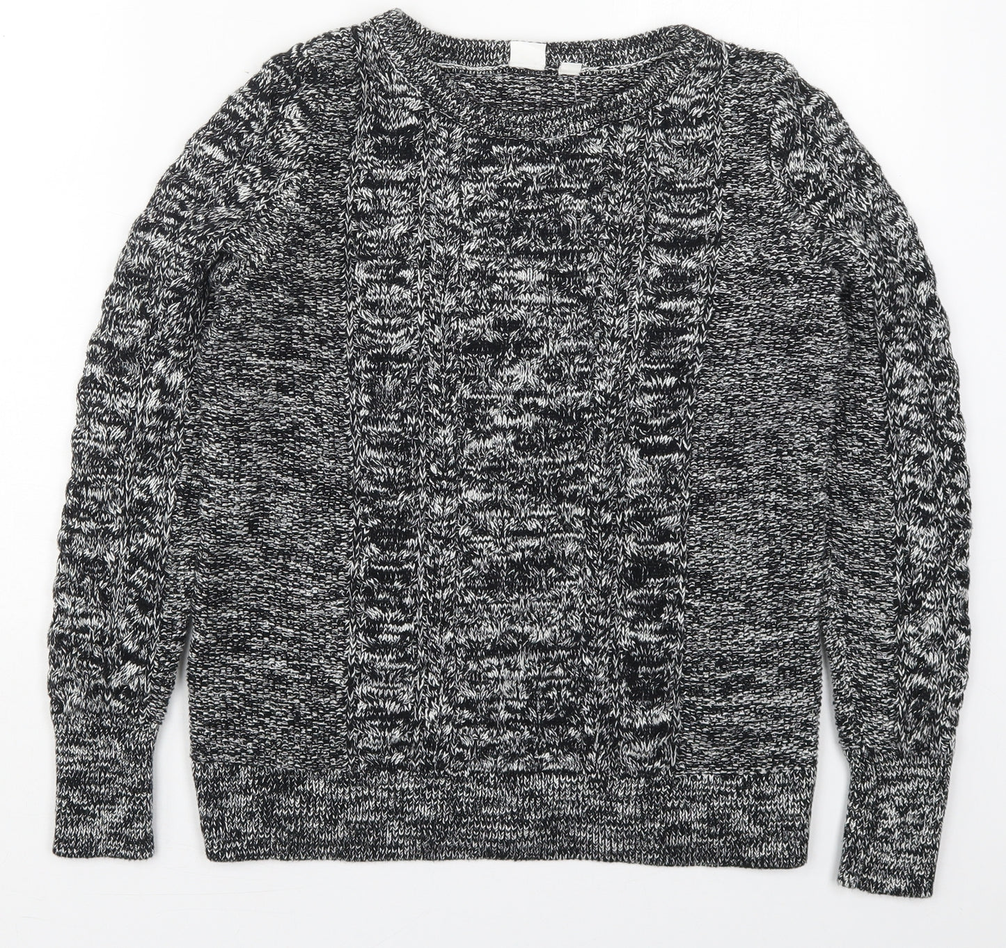 Gap Womens Grey Crew Neck  Cotton Pullover Jumper Size M
