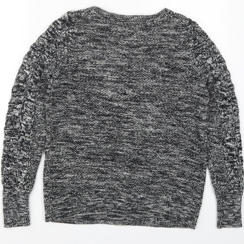 Gap Womens Grey Crew Neck  Cotton Pullover Jumper Size M