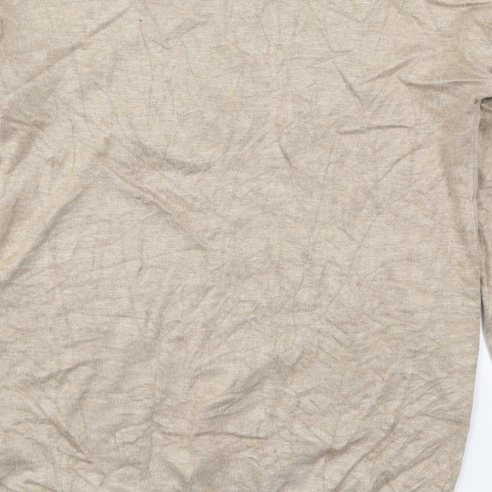 Body Flirt Womens Beige V-Neck  Viscose Pullover Jumper Size XS