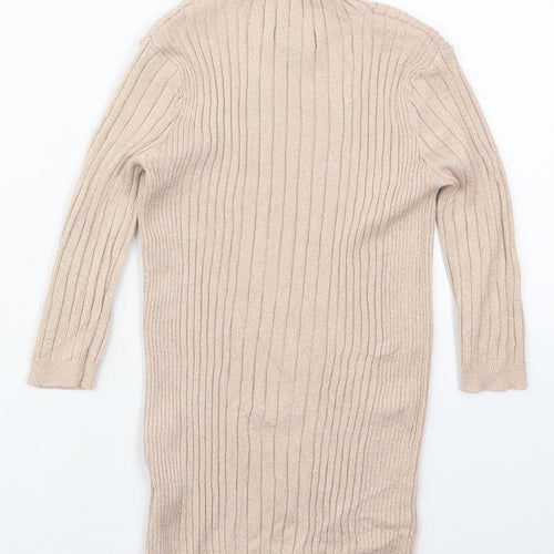 Atmosphere Womens Pink Mock Neck  Viscose Pullover Jumper Size 6