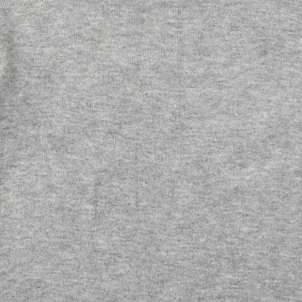 F&F Girls Grey Crew Neck  Acrylic Pullover Jumper Size 9-10 Years  Pullover - Stars