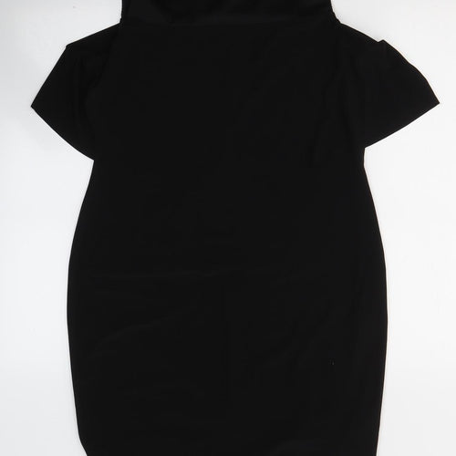 Nine West Womens Black  Polyester A-Line  Size 8  Round Neck Pullover