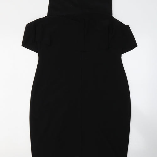 Nine West Womens Black  Polyester A-Line  Size 8  Round Neck Pullover