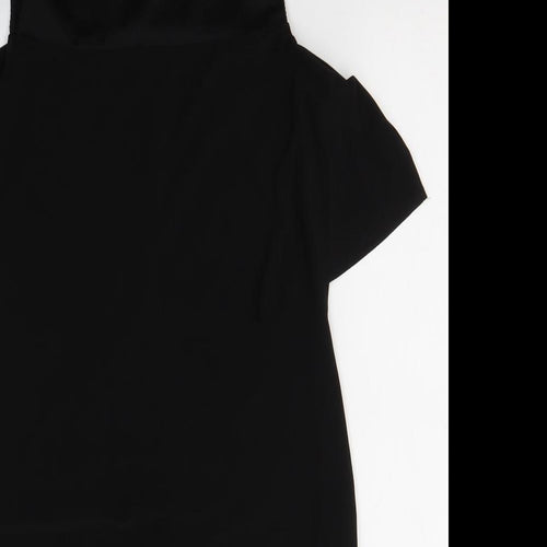 Nine West Womens Black  Polyester A-Line  Size 8  Round Neck Pullover