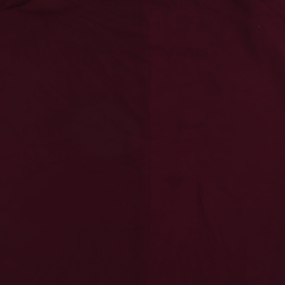River Island Womens Purple  Polyester Trapeze & Swing  Size 12  Off the Shoulder Pullover