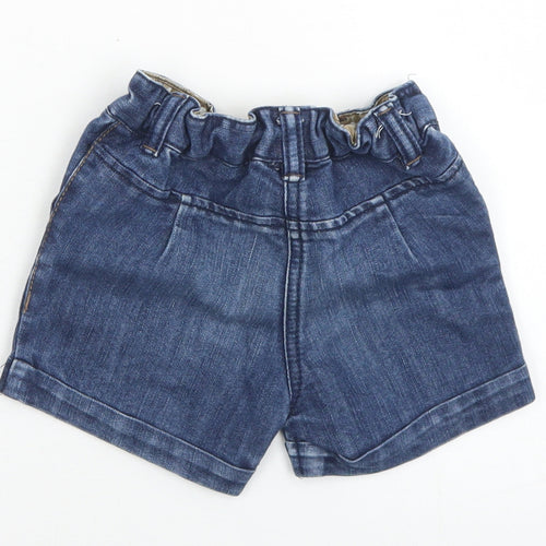 NEXT Girls Blue  Cotton Cropped Jeans Size 9-12 Months