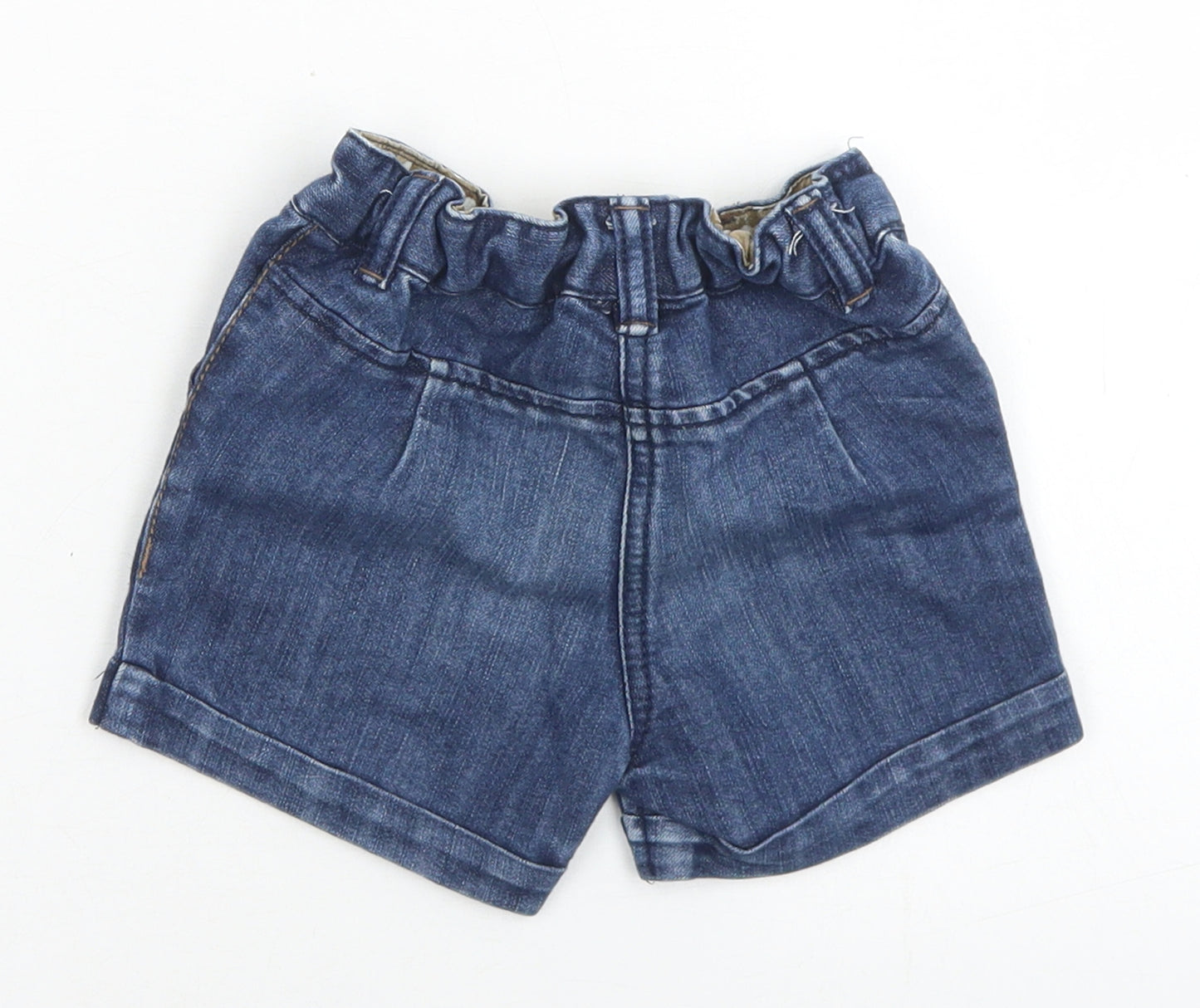 NEXT Girls Blue  Cotton Cropped Jeans Size 9-12 Months