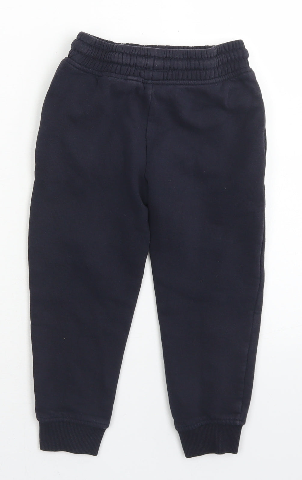 NEXT Boys Blue  Cotton Jogger Trousers Size 4 Years  Slim Drawstring