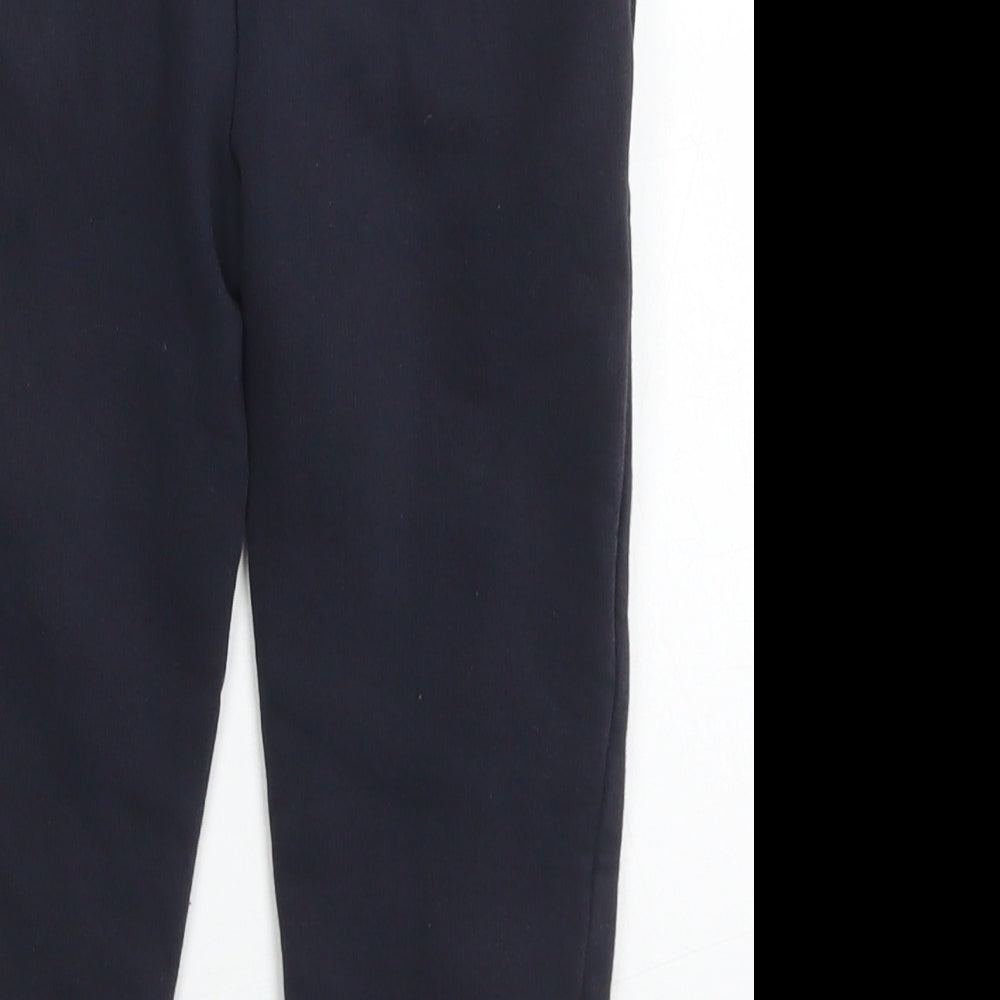NEXT Boys Blue  Cotton Jogger Trousers Size 4 Years  Slim Drawstring