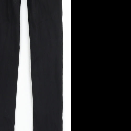 Divided Mens Black  Cotton Skinny Jeans Size 26 in L27 in Regular Button