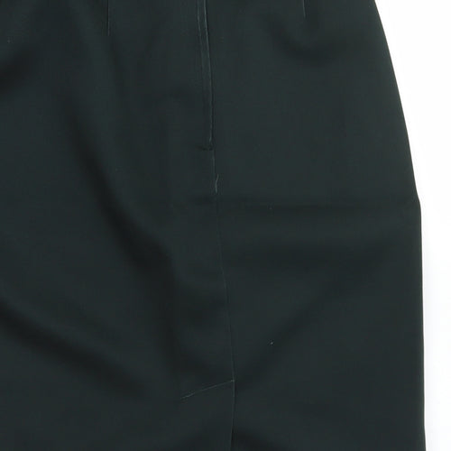 Wallace Womens Green  Polyester Straight & Pencil Skirt Size 28 in   Button