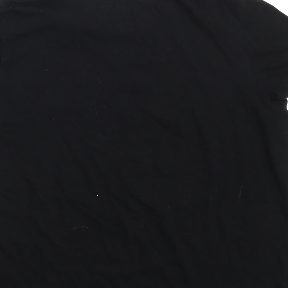 Primark Womens Black  100% Cotton Basic T-Shirt Size 18 Crew Neck - Size 18-20