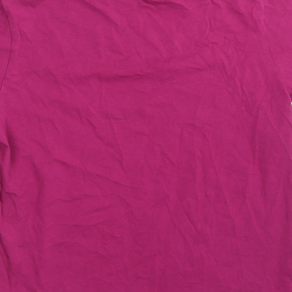 Primark Mens Purple  Cotton  T-Shirt Size M Crew Neck