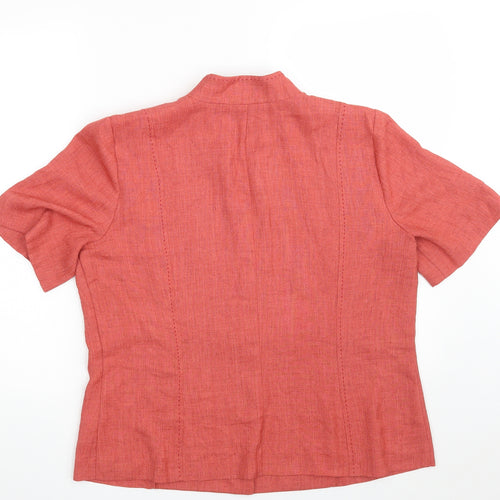 Roman Womens Orange   Jacket  Size 16  Button