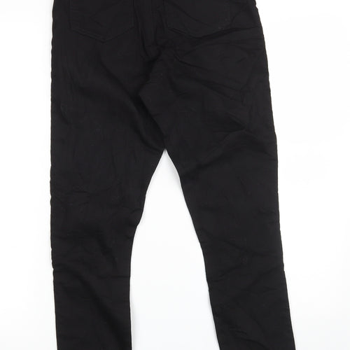 ASOS Womens Black  Cotton Jegging Jeans Size 26 in L28 in Slim Zip