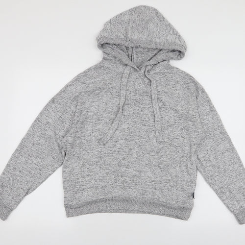Love to lounge Womens Grey  Viscose Pullover Hoodie Size 6  Pullover