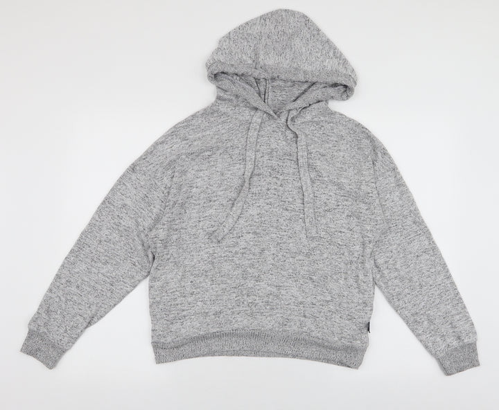 Love to lounge Womens Grey Viscose Pullover Hoodie Size 6 Pullover