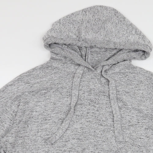Love to lounge Womens Grey  Viscose Pullover Hoodie Size 6  Pullover