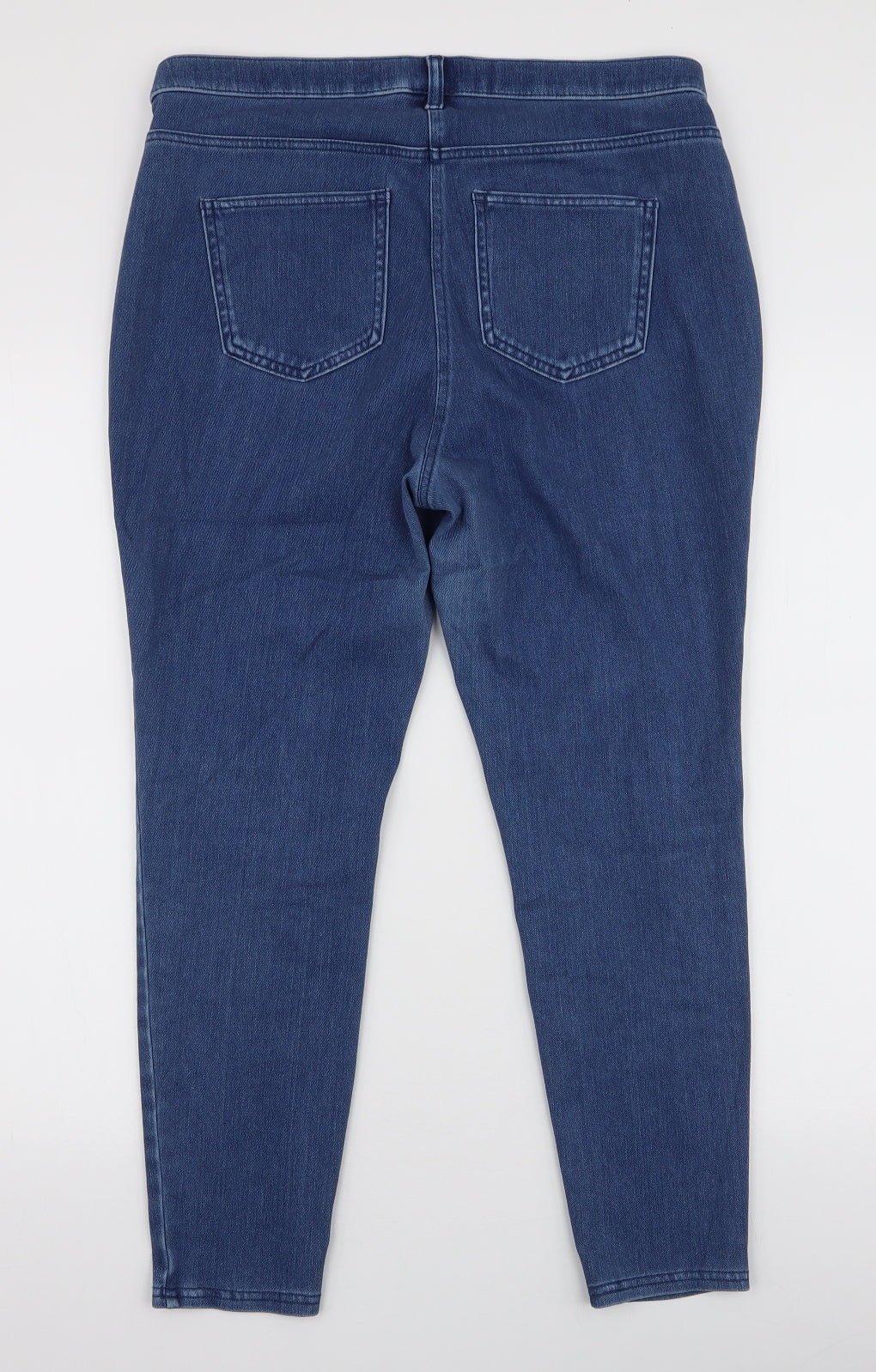 NEXT Womens Blue  Cotton Jegging Jeans Size 16 L24.5 in Slim