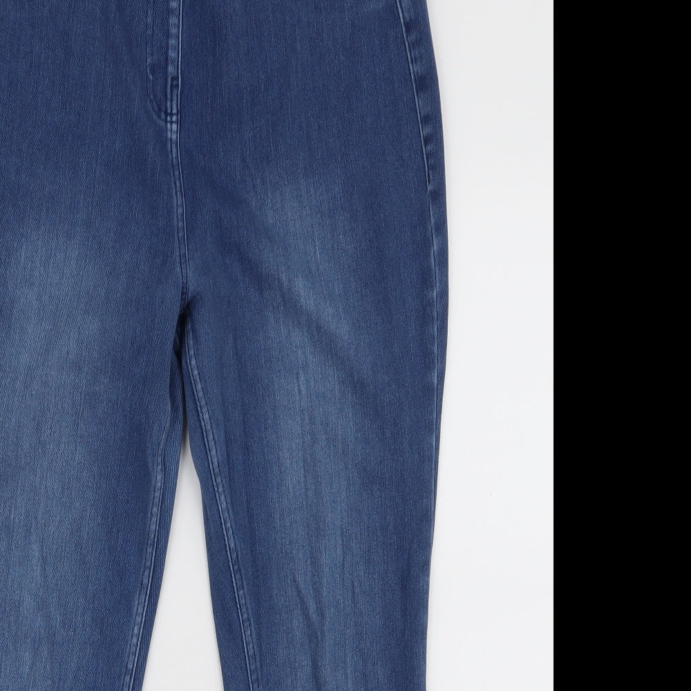 NEXT Womens Blue  Cotton Jegging Jeans Size 16 L24.5 in Slim