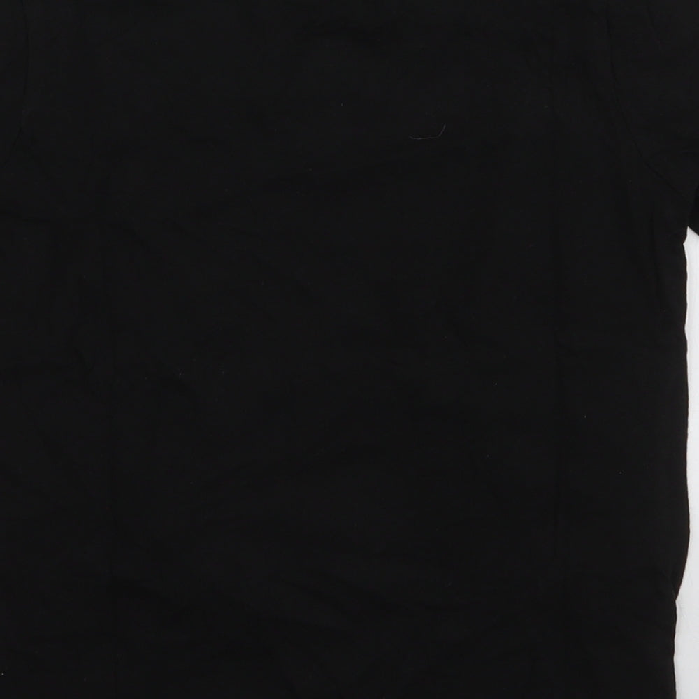Matalan Boys Black  100% Cotton Jersey T-Shirt Size 8 Years Round Neck Pullover - Pokemon Halloween
