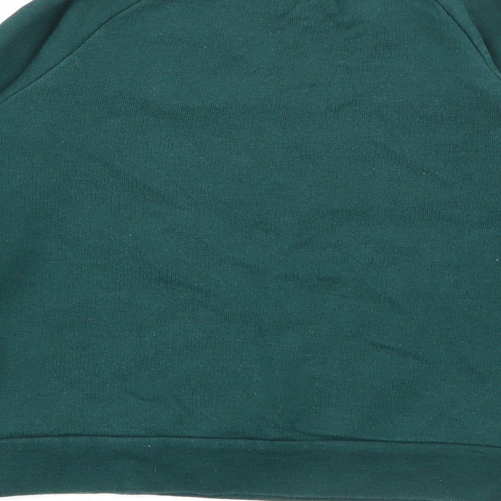 River Island Boys Green  Cotton Pullover Sweatshirt Size 5-6 Years